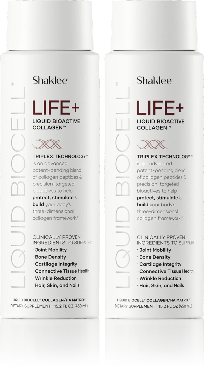 Two bottles of Liquid BioCell Life+